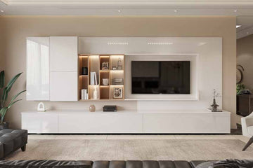 Minimalist and Luxury TV Unit for Living Room