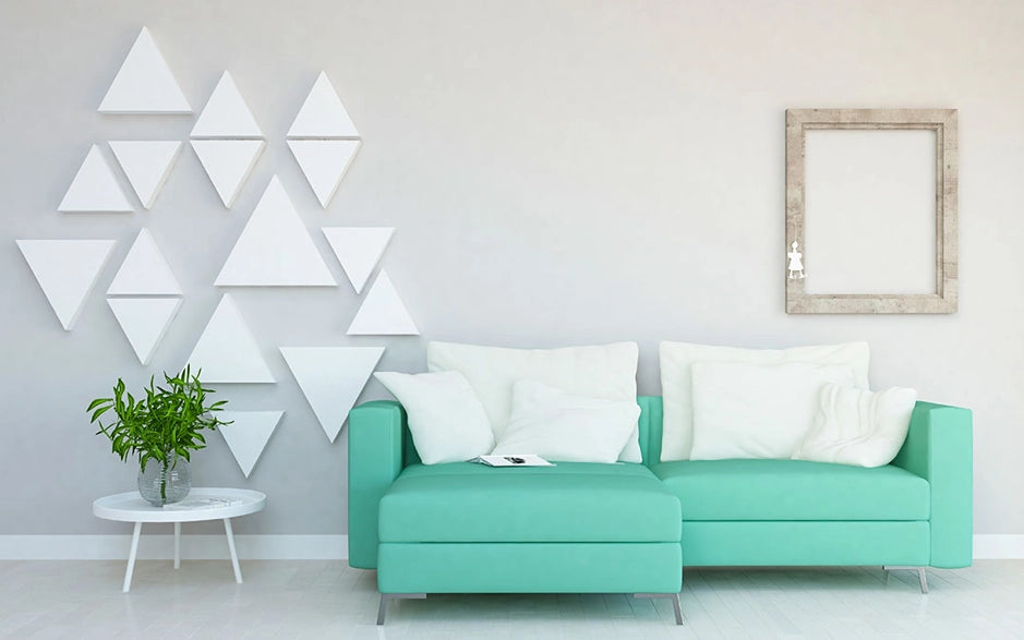 Simple Patterned Wall Decor and Paint