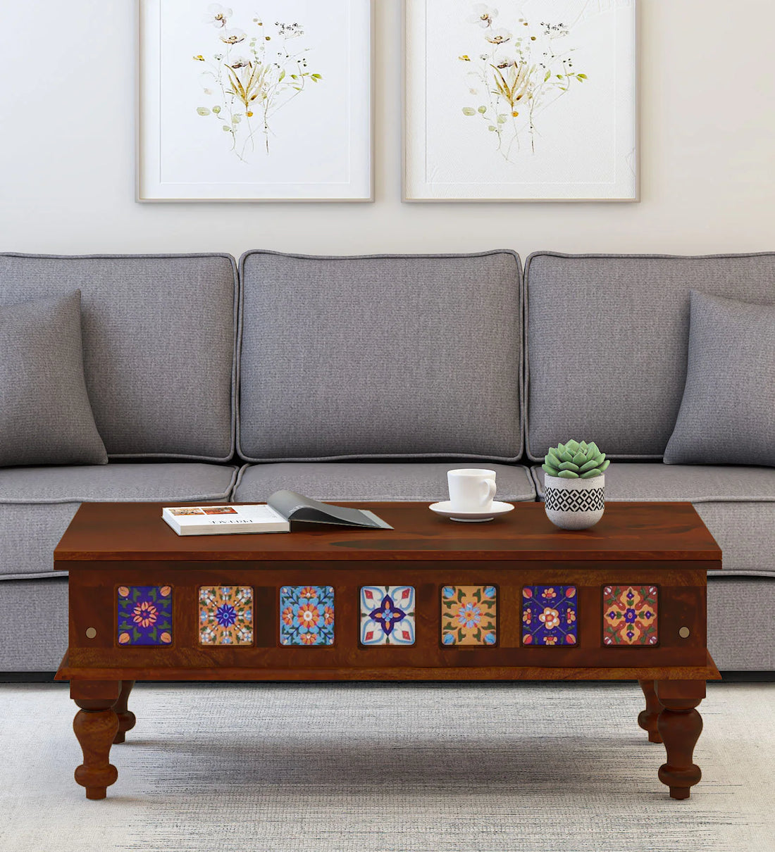 traditional-solid-wood-coffee-table